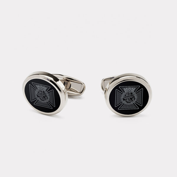 Duke of Edinburgh’s Royal Regiment Cufflinks - Palladium