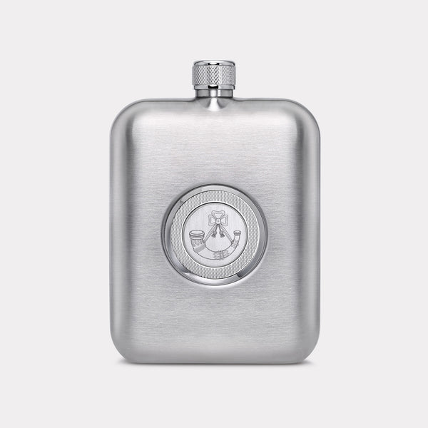 Light Infantry Hip Flask - Steel