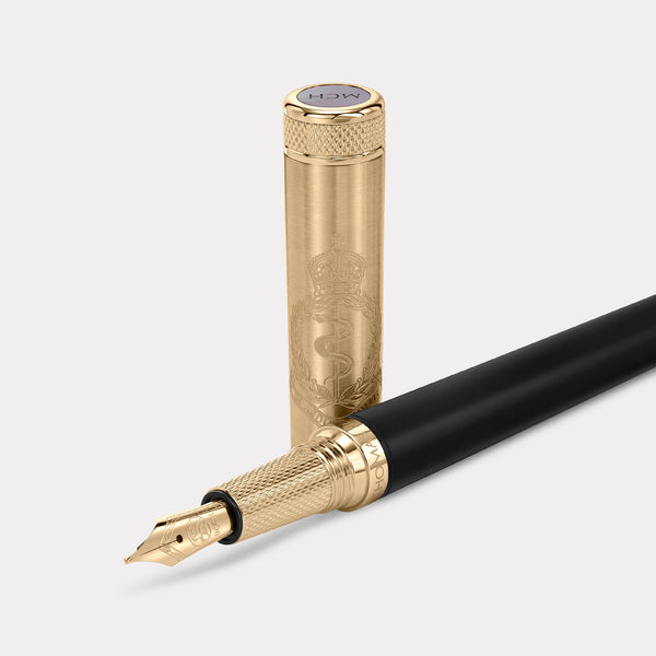 Royal Army Medical Corps Fountain Pen - Gold