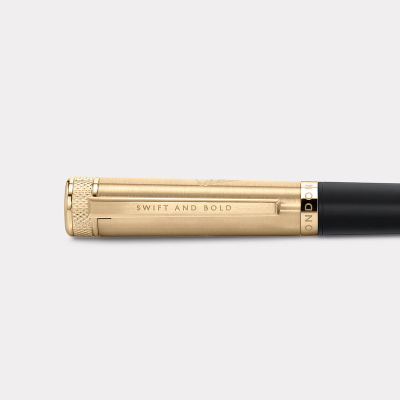 Rifles Regiment Rollerball Pen - Gold