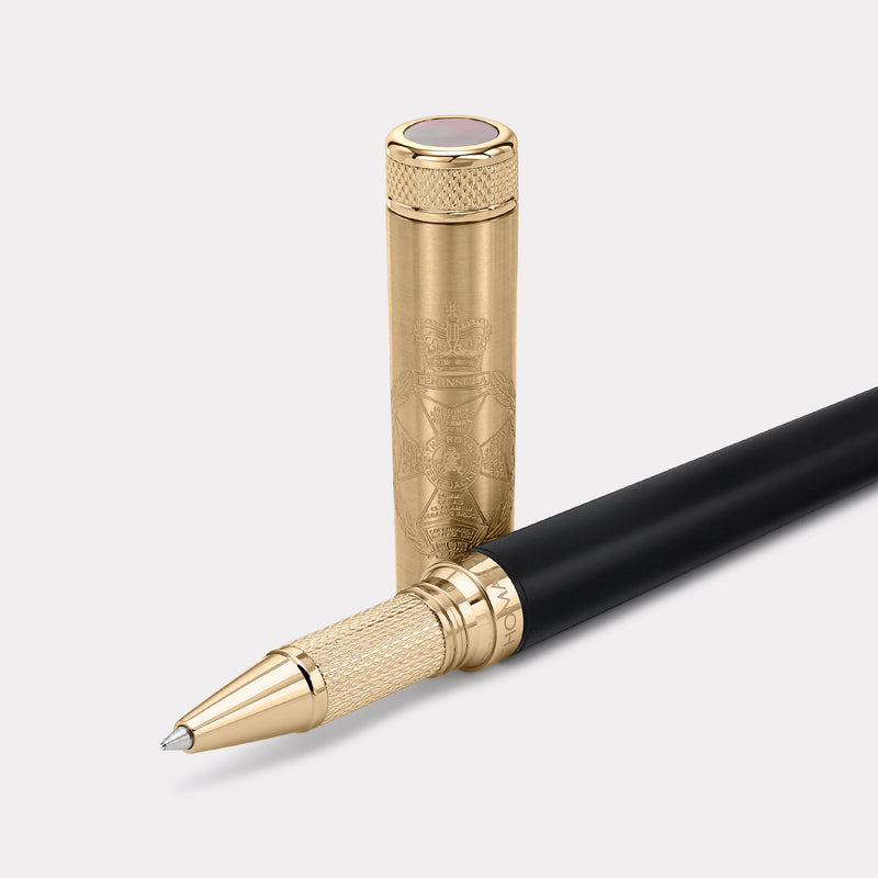 Royal Green Jackets Rollerball Pen - Gold