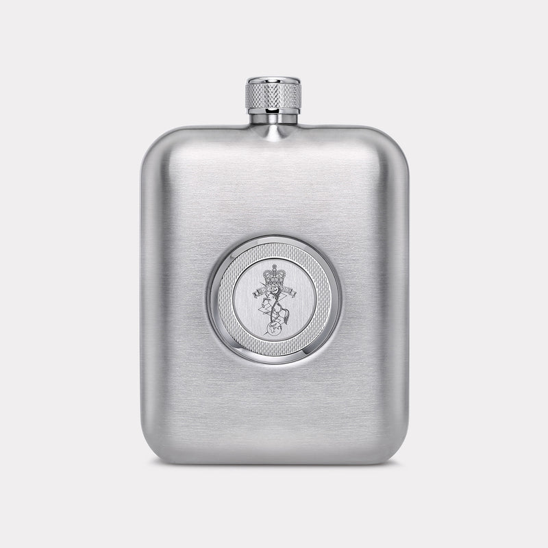 Royal, Electrical & Mechanical Engineers Hip Flask - Steel